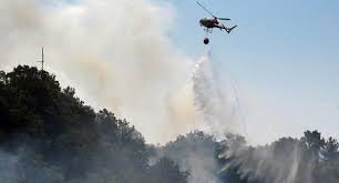 Siyəzəndə yanğın baş veri: İki helikopter cəlb edildi