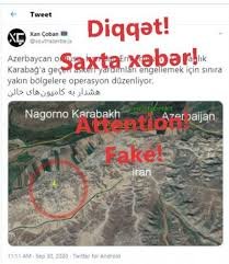 Erməni xüsusi xidmət orqanları tərəfindən yönəldilən fake səhifələrə İNANMAYIN!