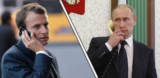 Emanuel Makrmmon Rusiya lideri Vladimir Putinə zəng edib.