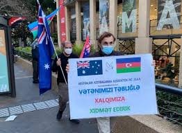 Avstraliyada erməni vandalizminə etiraz aksiyası keçirildi