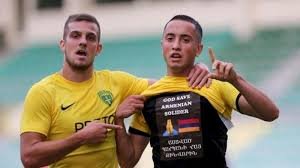 Erməni futbolçuya xəbərdarlıq edildi