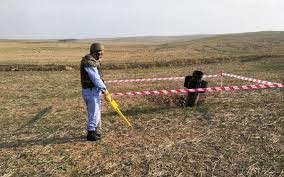 Ermənilərin ərazilərimizə atdıqları fosforlu top mərmiləri, raket zərərsizləşdirildi
