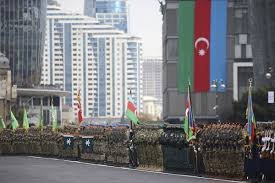 Vətən müharibəsində qələbəyə həsr olunmuş Zəfər paradı keçirilib.