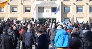 Tbilisidə aksiyalar başladı