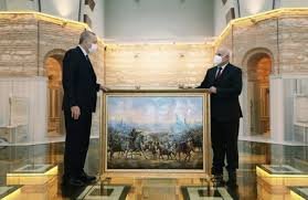 Azərbaycanlı rəssamın əsəri Ərdoğana hədiyyə edildi - Foto