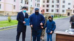 Şəhid ailəsi və müharibə əlillərinə mənzillər təqdim edilib