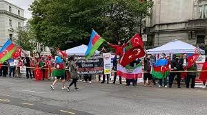 Vaşinqtonda ermənilərin qondarma "erməni soyqırımı" ilə bağlı nümayişi olub
