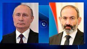 Vladimir Putin və Nikol Paşinyan  Azərbaycan-Ermənistan sərhədindəki vəziyyəti müzakirə edib.