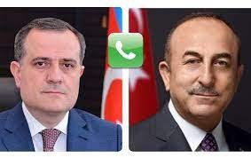 Azərbaycan və Türkiyə XİN rəhbərləri arasında telefon danışığı olub