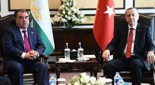 Ərdoğan və Rahmon ikitərəfli münasibətləri müzakirə ediblər