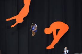 Bakıda batut gimnastikası və tamblinq üzrə 28-ci Dünya Yaş Qrupu Yarışlarının final gününə start verilib